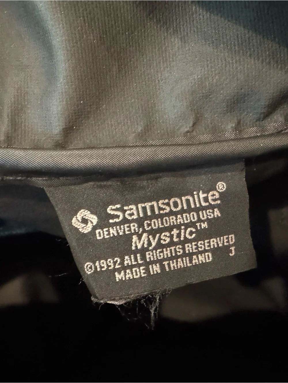 Samsonite Olive Green Men's Laptop Shoulder Bag with Striped Webbing